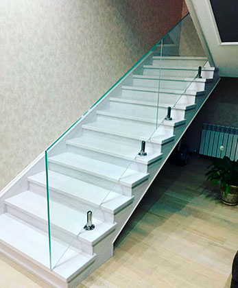 Стеклянные перила